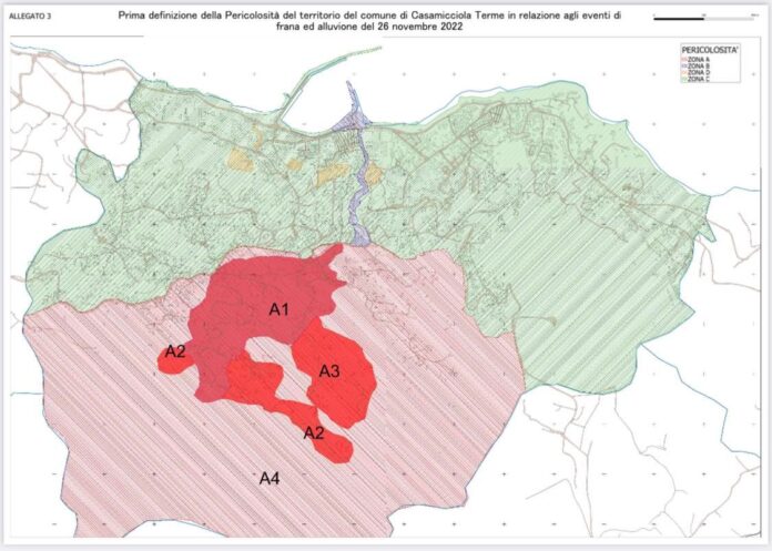 FRANA CASAMICCIOLA, ECCO LA MAPPA DEL RISCHIO E DEI RIENTRI ZONA PER ...